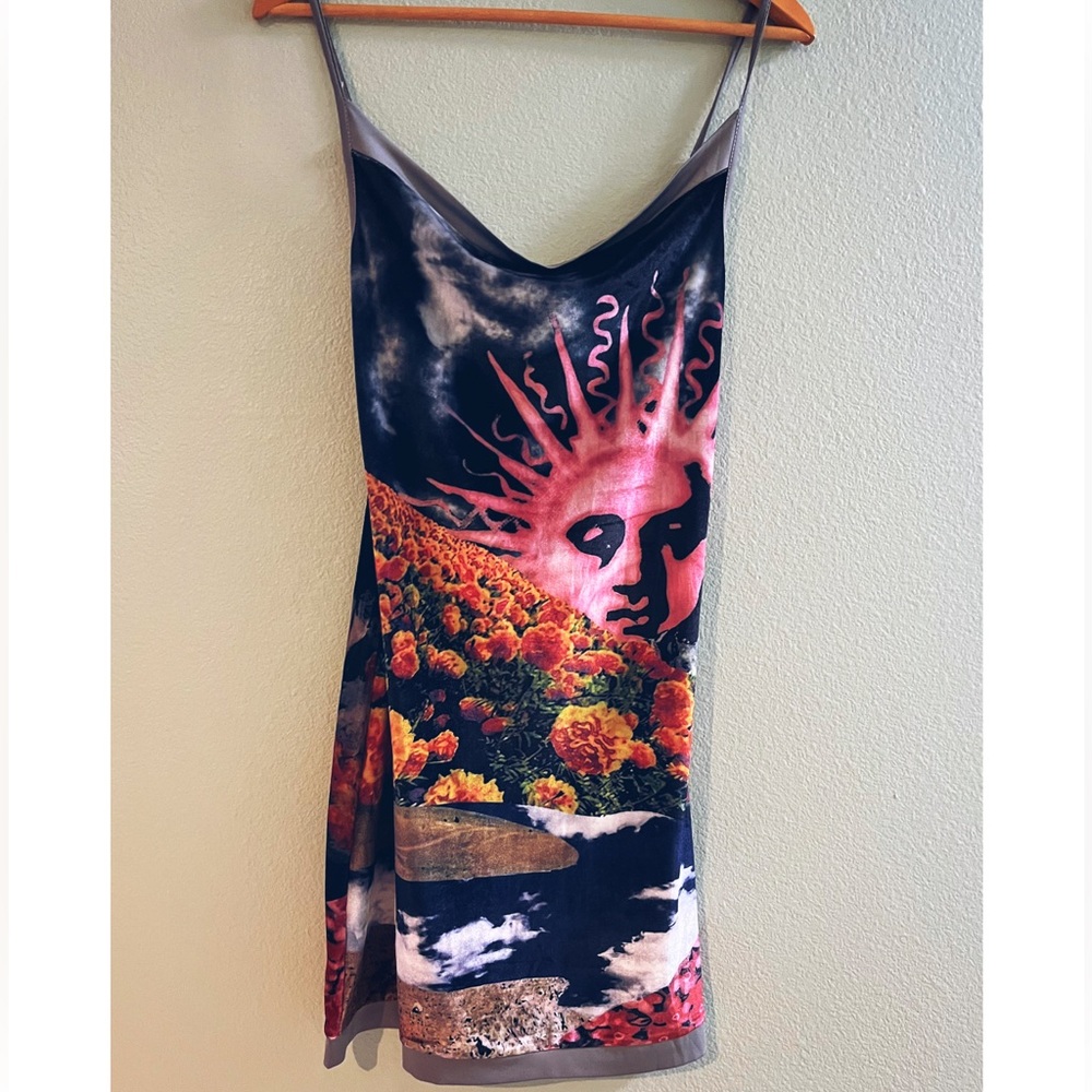 Floral Print Slip Dress